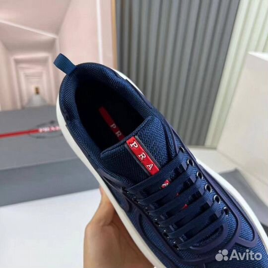 Кроссовки мужские Prada синий