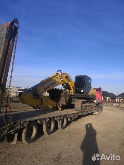 Тралл низкорамный, услуги, негабарит