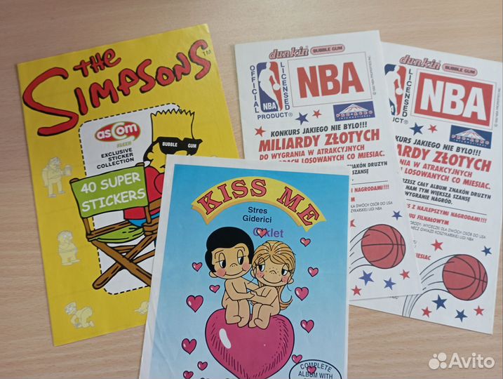 Фантики и вкладыши от жевачек СССР больше 1000шт