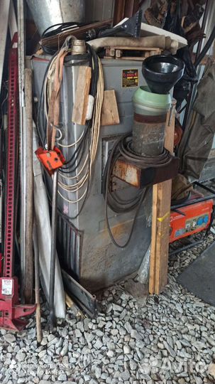 Котел отопительный газовый и на твердом топливе