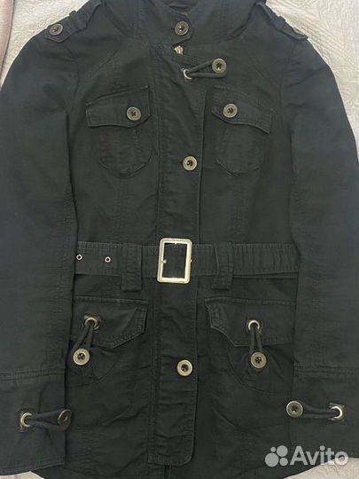 Парка женская черная,размер 44