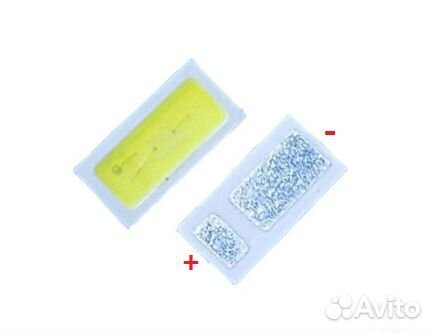 Светодиод 3V 4020 холодный белый для подсветки тел