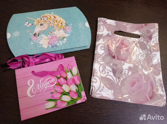 Подарочная упаковка к 8 марта