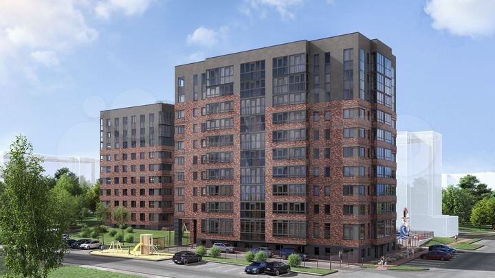 3-к. квартира, 69,9 м², 2/10 эт.