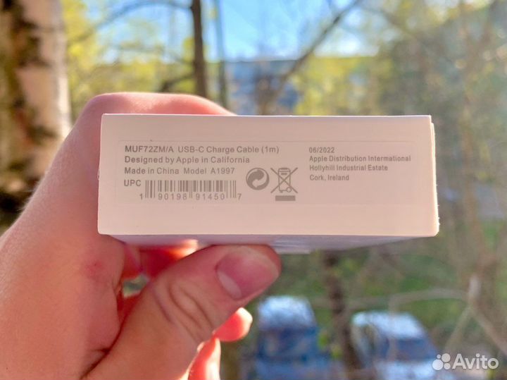 Кабель Apple Type-C to USB-C +Гарантия