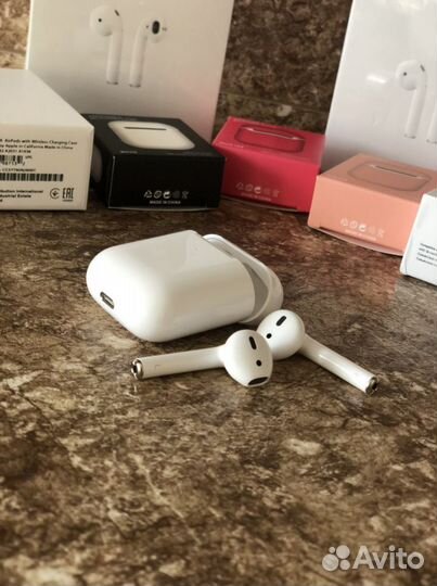 Airpods 2 (Гарантия + чехол )