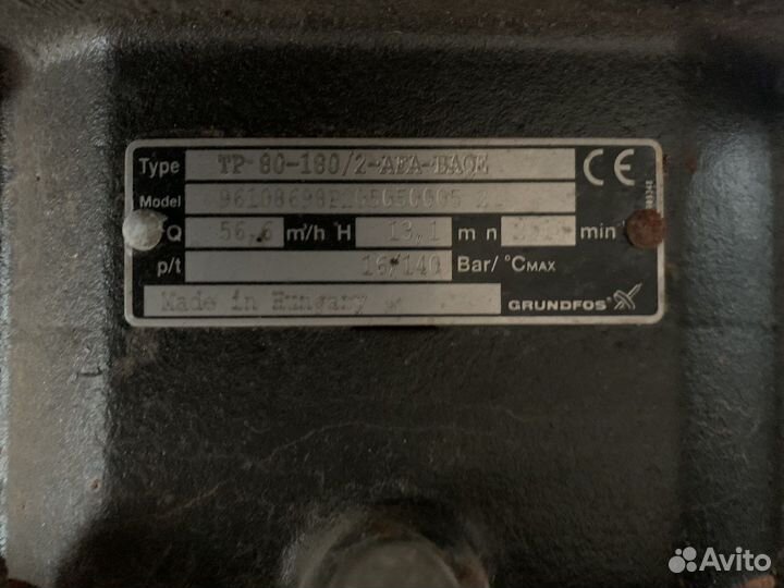 Насос gundfos TP 80 -180/2 afa-baqe