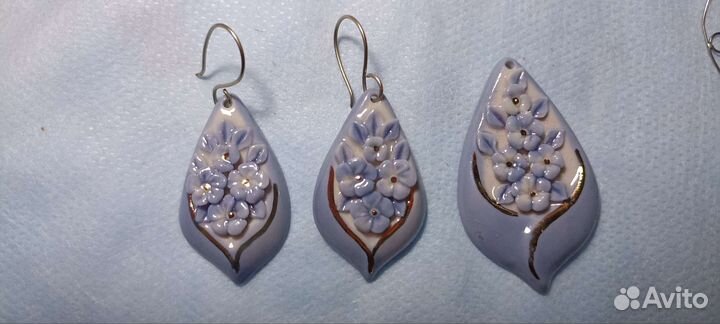 Украшения из СССР. финифть мельхиор эмаль