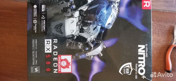 Sapphire nitro+ Radeon RX 580 8GB gddr5