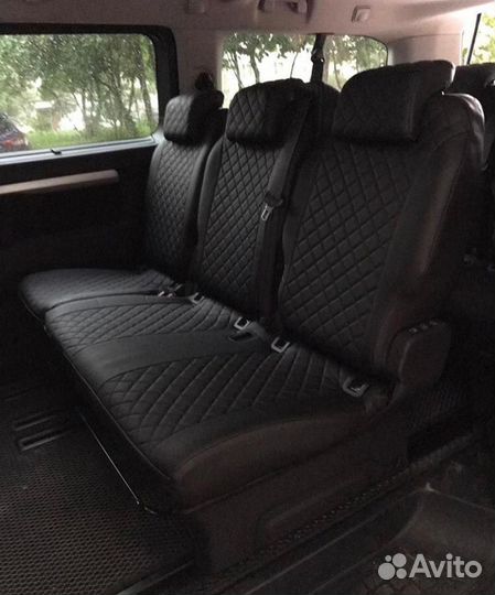 Чехлы Автопилот ромб на Peugeot Traveller