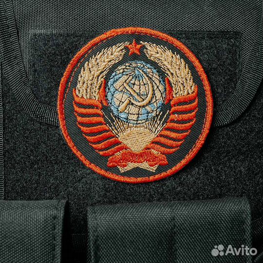 28304 Патч, шеврон с вышивкой для одежды. На липуч