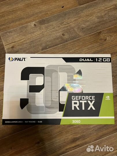 Видеокарта RTX 3060 12GB Dual Palit