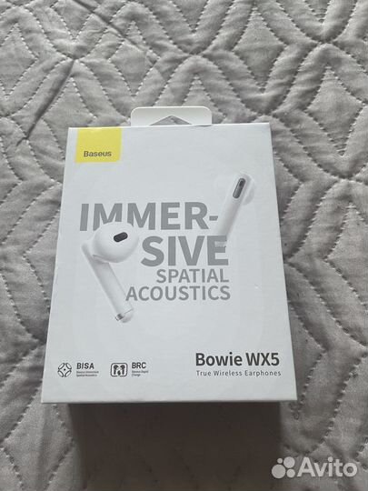 Наушники Baseus Bowie WX5