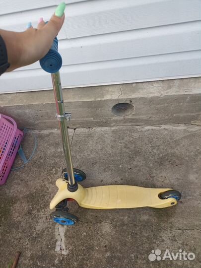Самокат детский трехколесный бу
