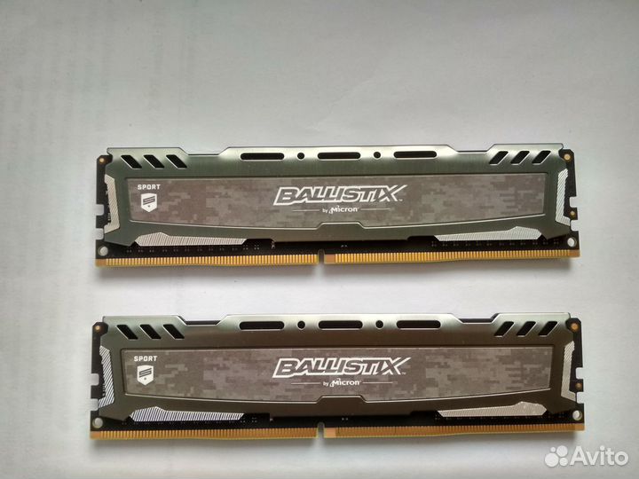 Ballistix Sport LT DDR4 2400 мгц 4x2