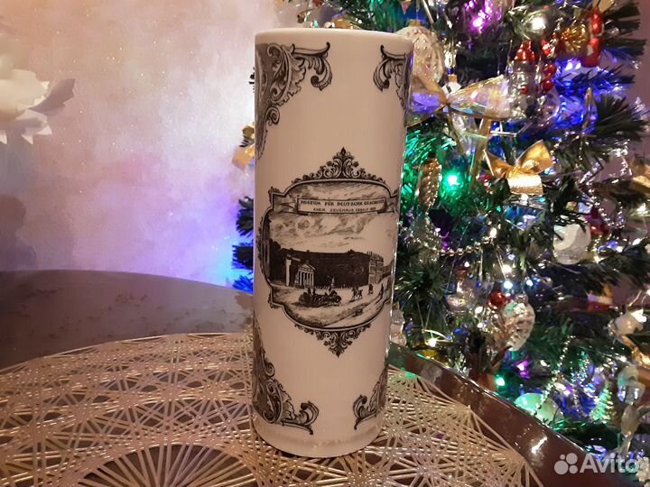 Фарфоровая ваза,ГДР,винтаж,редкая,сервиз