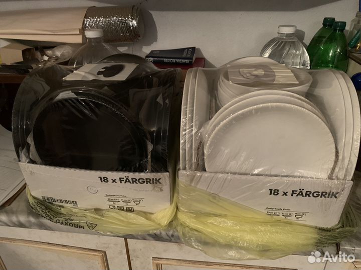 Посуда IKEA тарелки набор