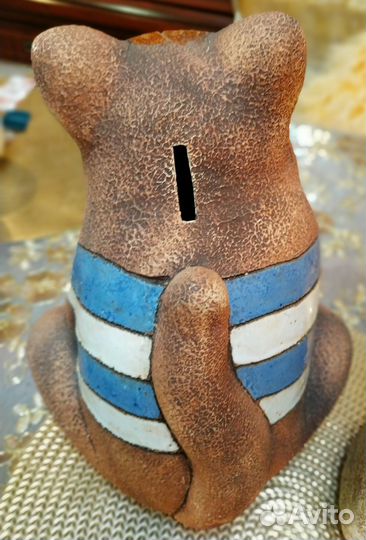 Коты-копилки большие керамические