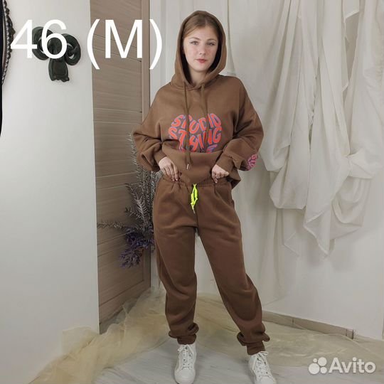 Джоггеры с флисом 7986