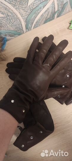 Перчатки женские кожаные 8 размер
