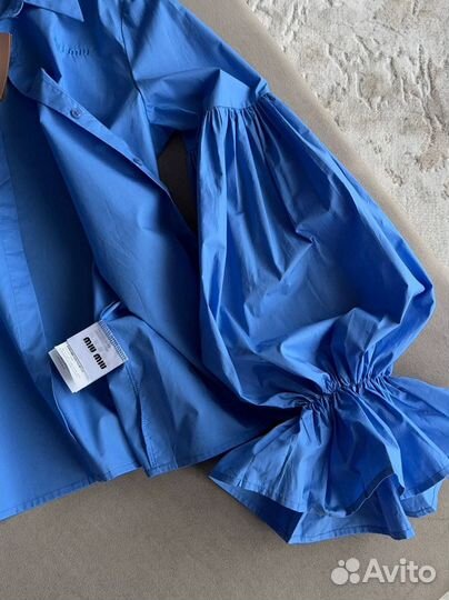 Блузка miu miu женская оверсайз