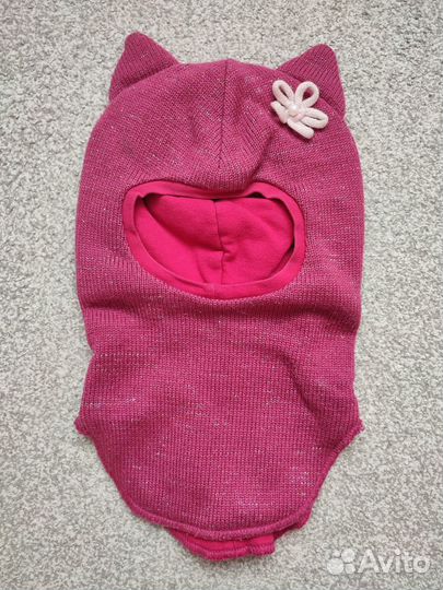 Шапка шлем для девочки