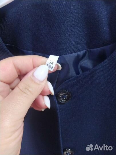 Пиджак для девочки 134 140