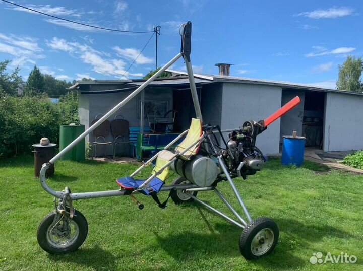 Двухместная мототележка дельтоплана