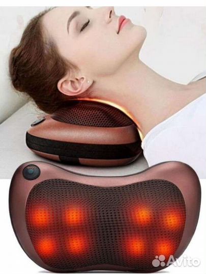Новая Массажная подушка для спины, шеи, подогрев