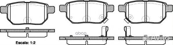 1286 02 0446612130 колодки дисковые з.\ Toyota