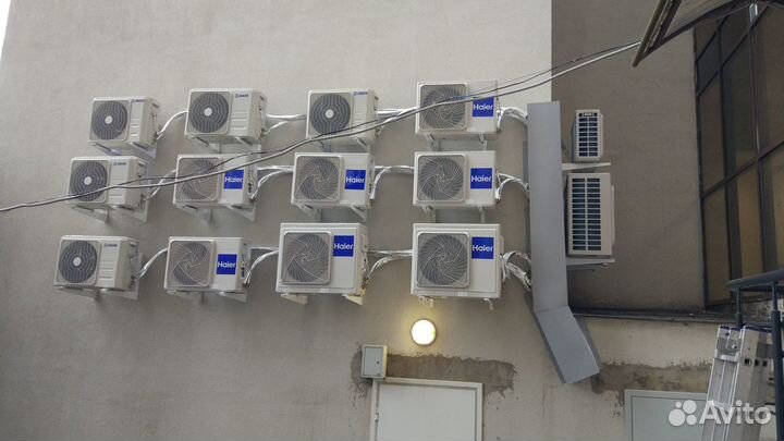 Установка Монтаж Сплит систем 2 года гарантии