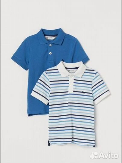 Футболки поло 2 шт. HM, размер 122