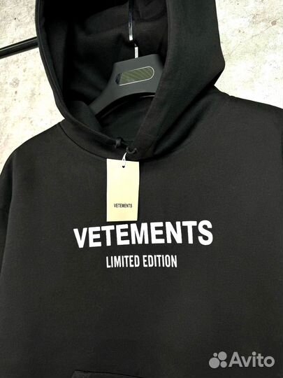 Толстовка худи Vetements с капюшоном