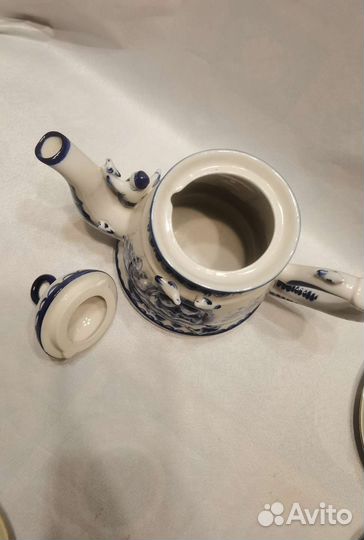 Гжель чайник заварочный новый