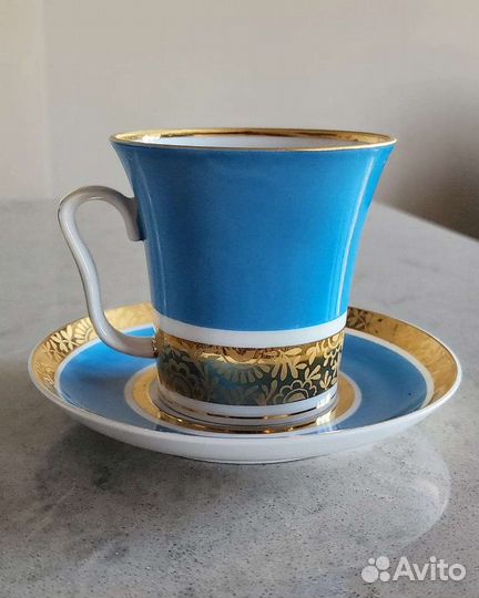 Чайный пары и бокал лфз