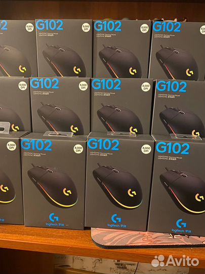 Игровая мышь Logitech G102 Lightsync новая