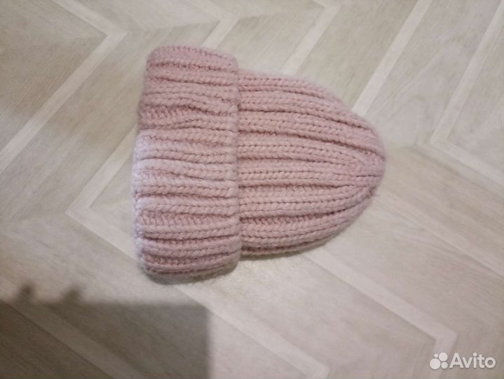 Шапка вязанная женская зимняя