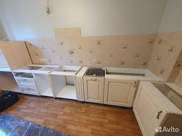 Сборка кухонной мебели