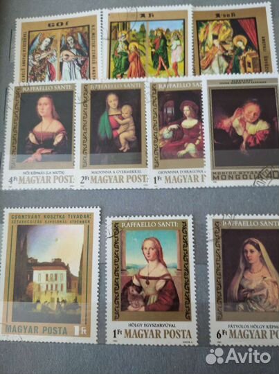 Почтовые зарубежные марки 