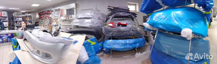 Бампер передний на opel astra