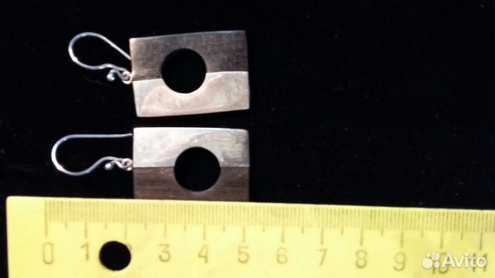Серебряные серьги