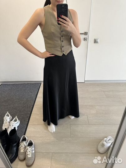 Атласная юбка