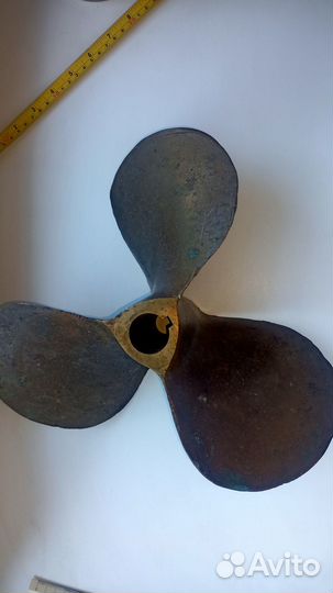 Винт гребной 30,5 см. Латунь или бронза, СССР