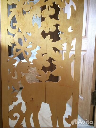 Деревянное панно