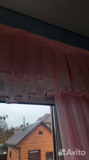 Штора на кухню 2шт