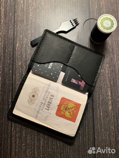 Обложка на паспорт из натуральной кожи