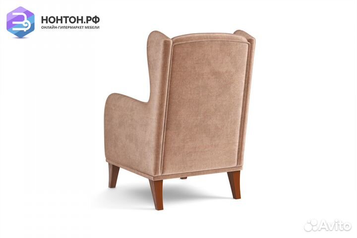 Кресло евромагнат светло-коричневое