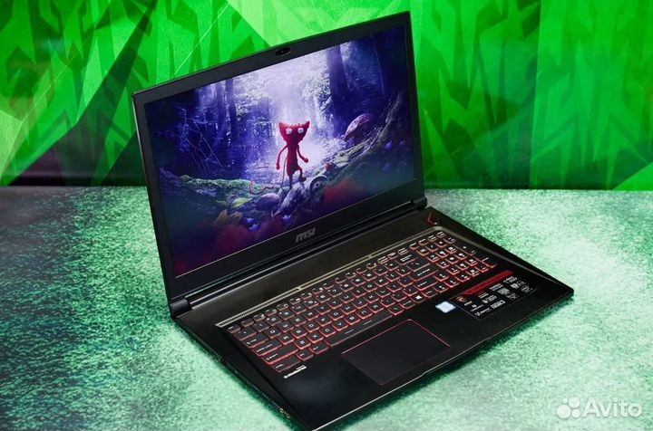 Игровой ноутбук MSI core i5 / 8Gb / GTX