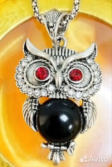 Комплект бижутерии совы
