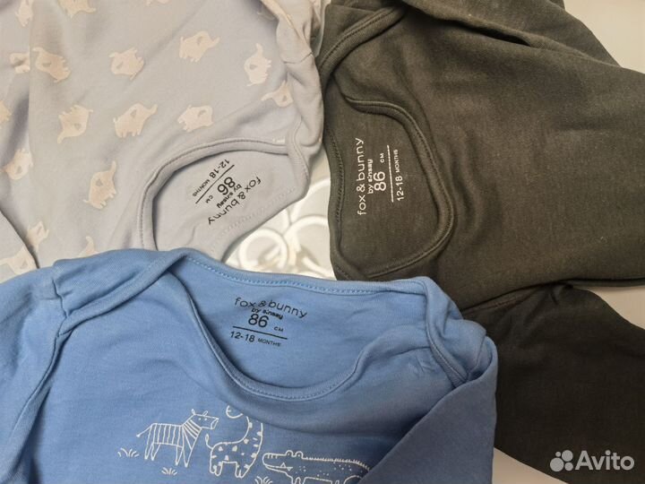 Пакет боди для мальчика до 2-х лет